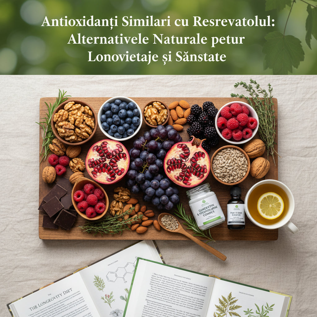 Antioxidanți Similari cu Resveratrolul: Alternativele Naturale pentru Longevitate și Sănătate
