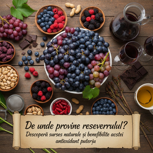 De unde provine resveratrolul? Descoperă sursele naturale și beneficiile acestui antioxidant puternic