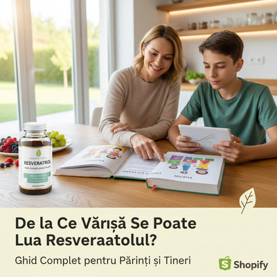 De la Ce Vârstă Se Poate Lua Resveratrolul? Ghid Complet pentru Părinți și Tineri