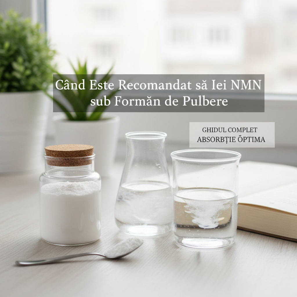 Când Este Recomandat să Iei NMN sub Formă de Pulbere: Ghidul Complet pentru Absorbție Optimă