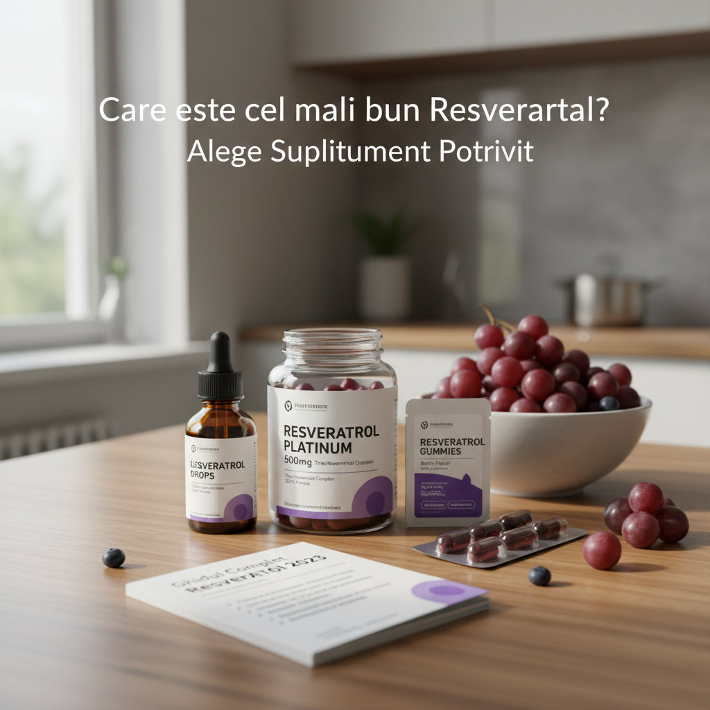 Care este cel mai bun resveratrol? Ghidul complet pentru alegerea suplimentului potrivit în 2025