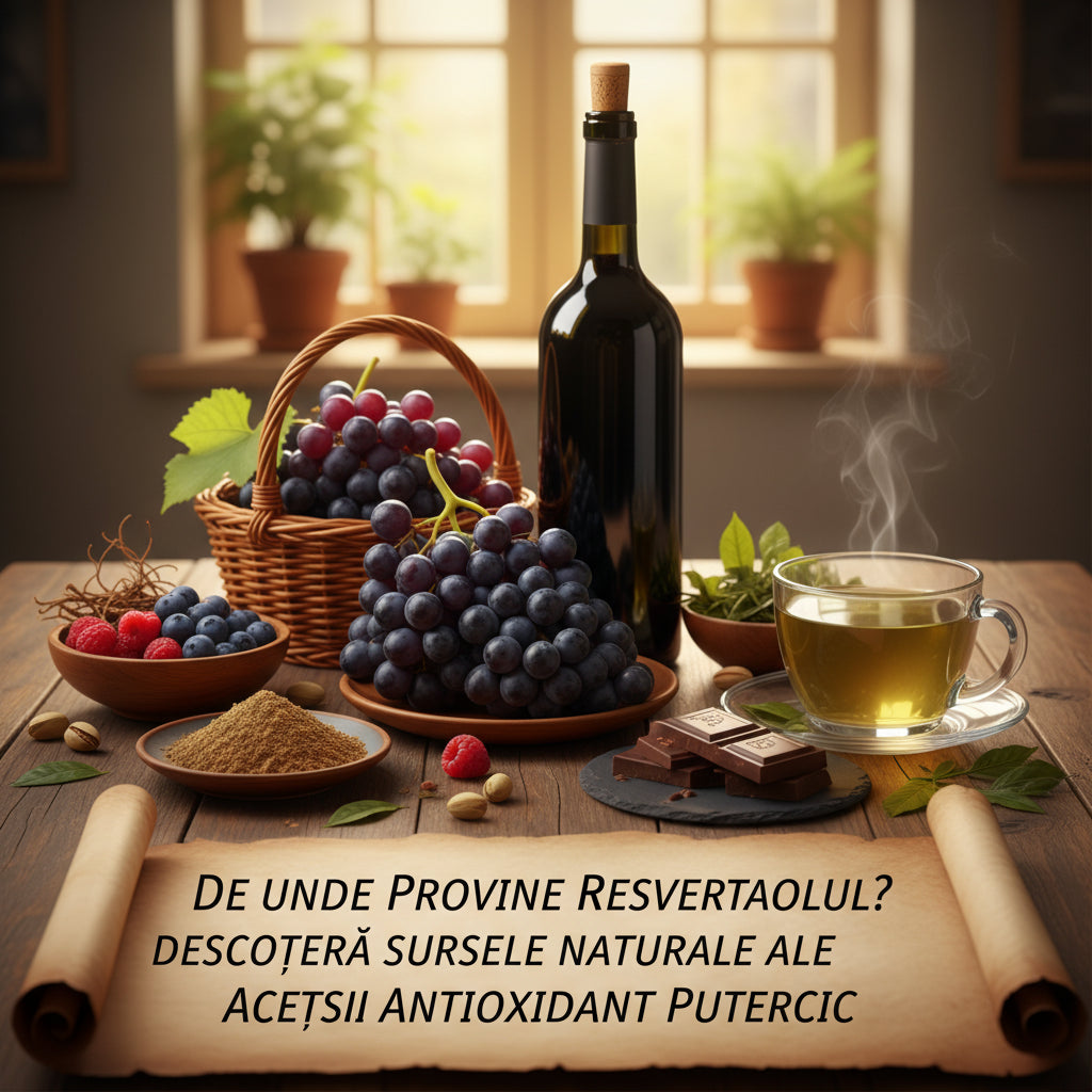De unde provine resveratrolul? Descoperă sursele naturale ale acestui antioxidant puternic