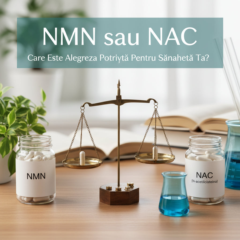 NMN sau NAC (N-acetilcisteina): Care Este Alegerea Potrivită Pentru Sănătatea Ta?