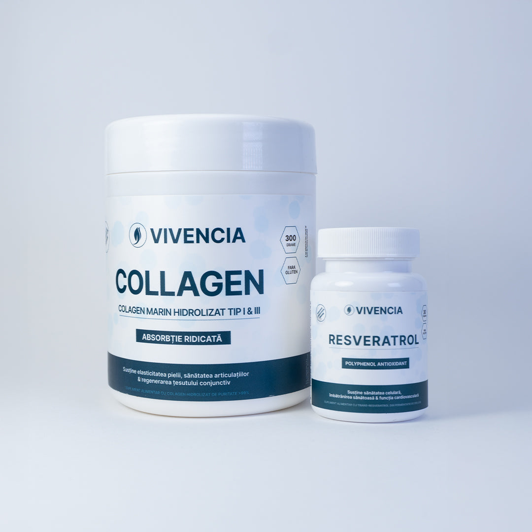 Pachet Resveratrol + Colagen Marin
