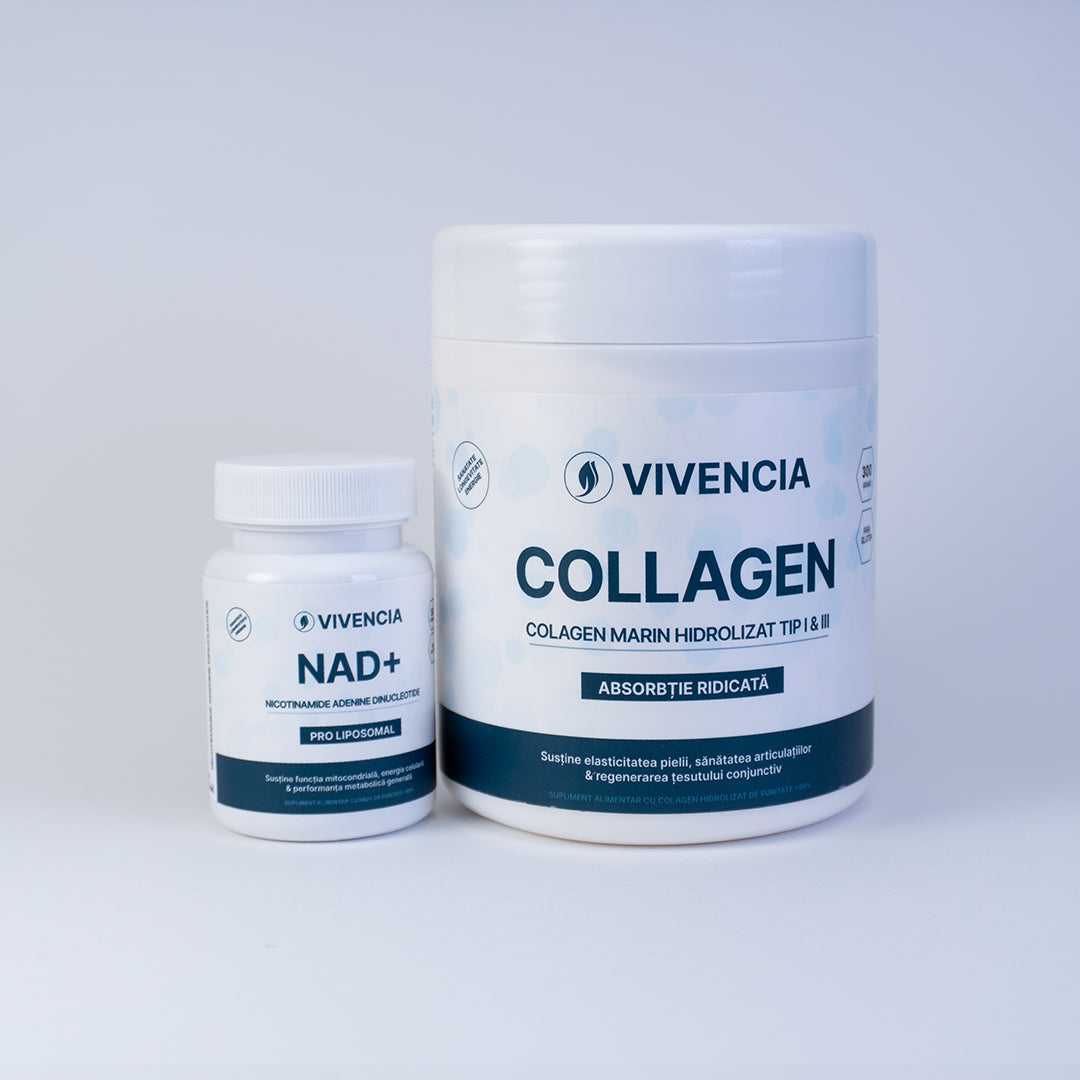 Pachet NAD⁺ + Colagen Marin
