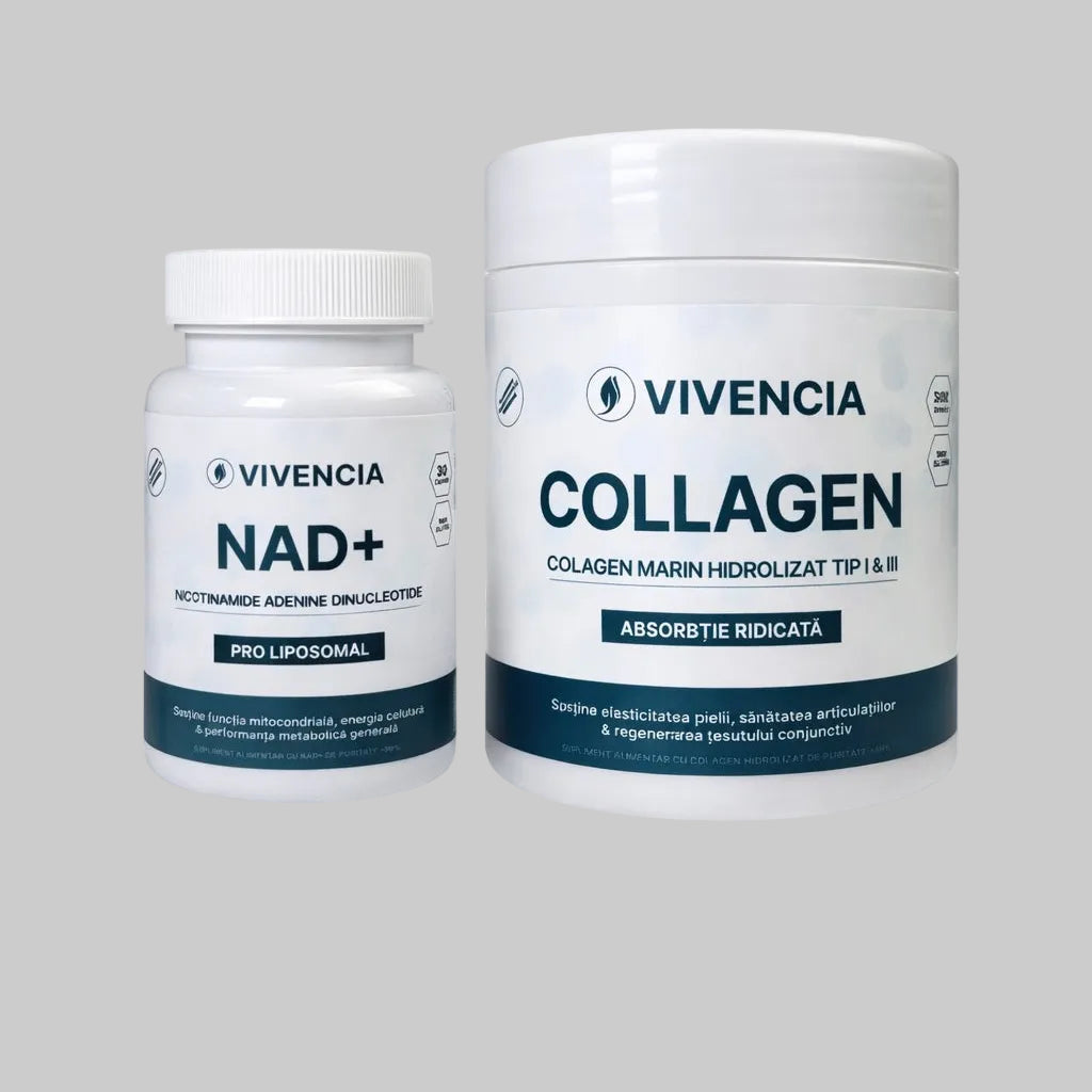 Pachet NAD⁺ + Colagen Marin
