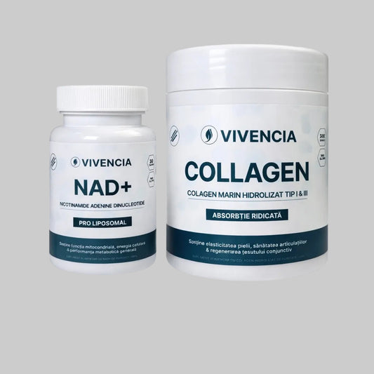 Pachet NAD⁺ + Colagen Marin