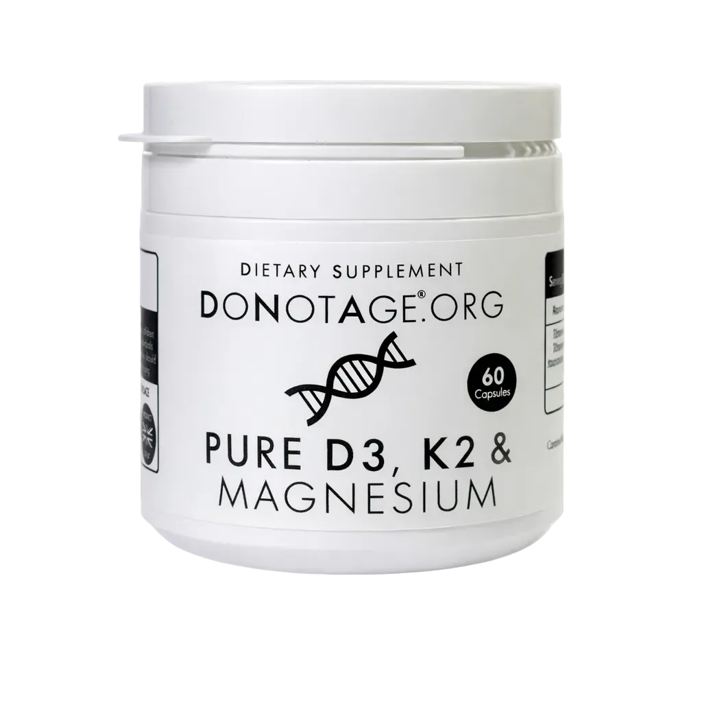 Do Not Age Vitamina D3 K2 Magneziu 60 Capsule – Sanatate Osoasa