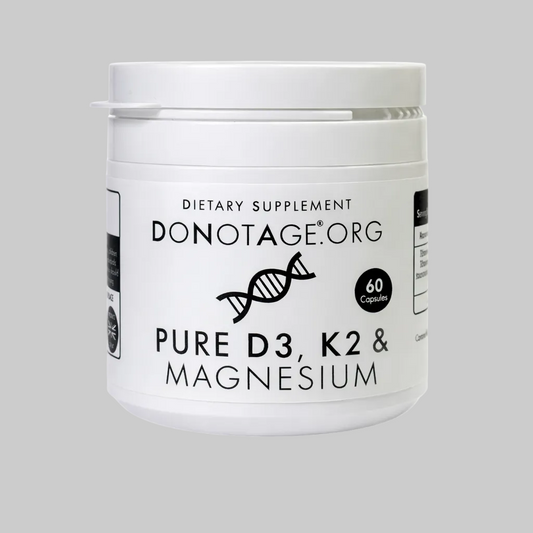 Pure Vitamin D3, K2 & Magnesium - 60 Capsules